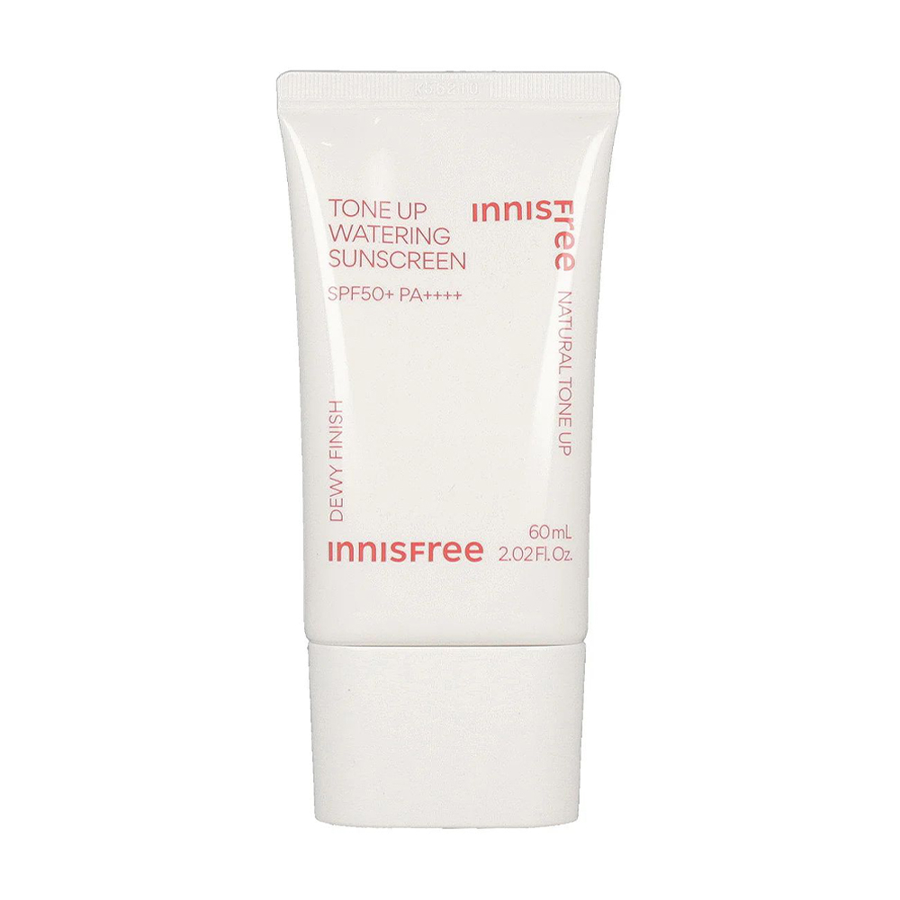 Тонувальний сонцезахисний крем для обличчя Innisfree Tone Up Watering Sunscreen, SPF 50+ PA++++, 60 мл