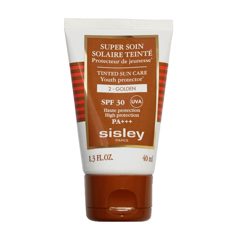 Тонувальний сонцезахисний крем для обличчя Sisley Super Soin Solaire Tinted, SPF 30 PA+++, 2 Golden, 40 мл