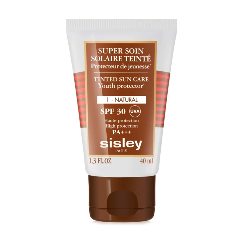 Тонувальний сонцезахисний крем для обличчя Sisley Super Soin Solaire Tinted, SPF 30 PA+++, 1 Natural, 40 мл