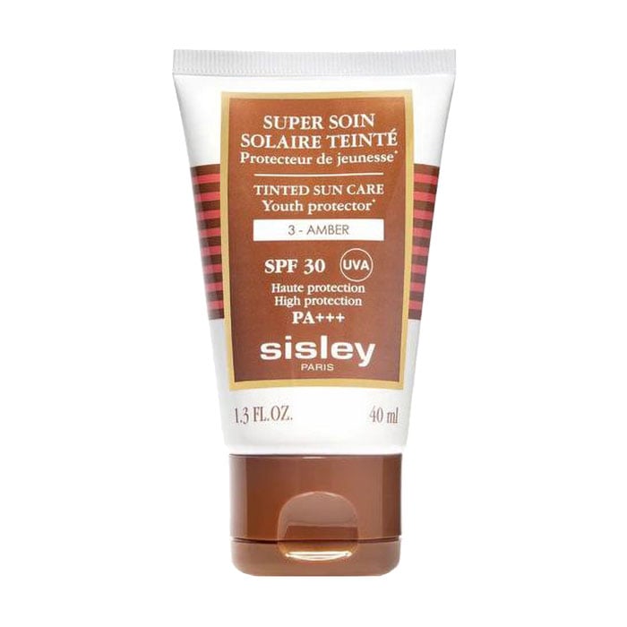 Тонувальний сонцезахисний крем для обличчя Sisley Super Soin Solaire Tinted, SPF 30 PA+++, 3 Amber, 40 мл