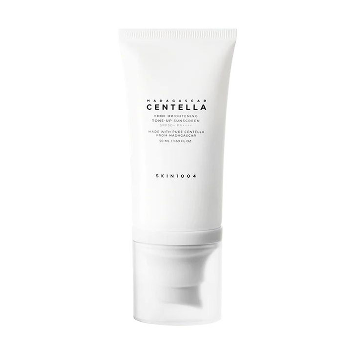 Тонувальний сонцезахисний крем для обличчя Skin1004 Madagascar Centella Tone Brightening Tone-Up Sunscreen SPF 50+/PA++++, 50 мл