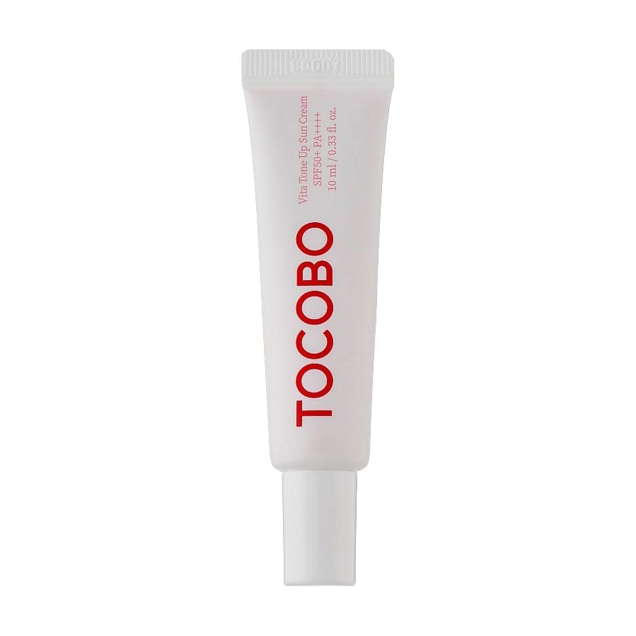 Тонувальний сонцезахисний крем для обличчя Tocobo Vita Tone Up Sun Cream Deluxe, SPF50+ PA++++ (мініатюра), 10 мл